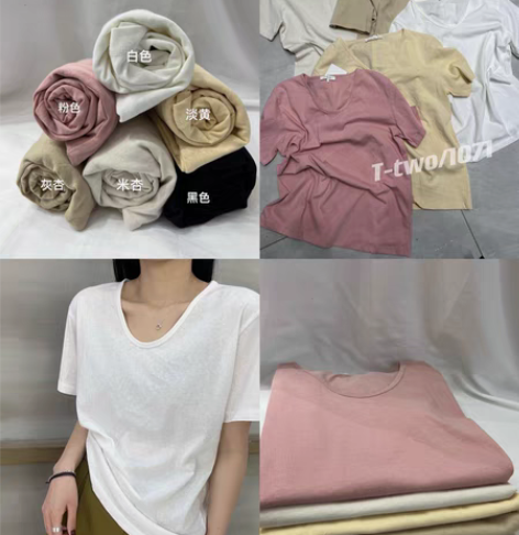 包邮锁骨t 六个颜色单穿打底必备，均码14...
