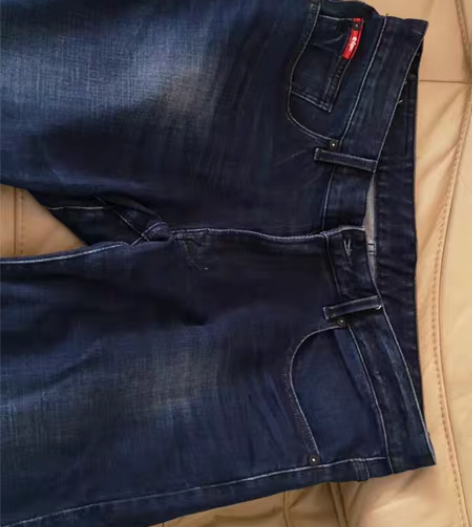 立酷派Lee cooper弹力牛仔裤，深靛...