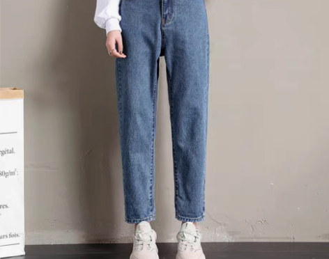 包邮Lee Cooper 直筒高腰显瘦萝卜...