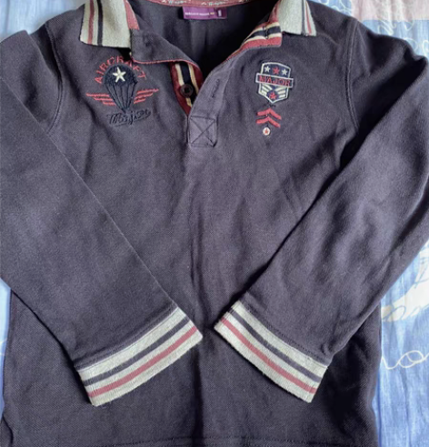 包邮法国稻草人思佳美儿儿童长袖T恤，尺码5...