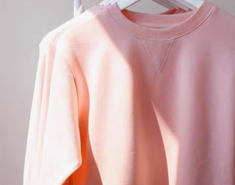 包邮340g重磅毛圈布厚实纯棉樱花粉浅粉色...