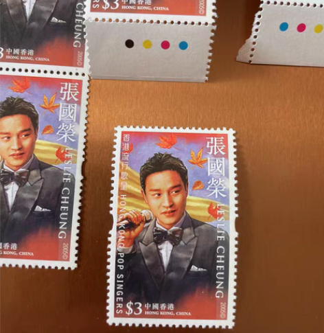 包邮首发香港歌星邮票张国荣邮票纪念哥哥张国...