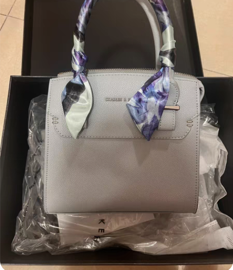 包邮搬家断舍离：丝巾手柄饰女士手提包，20...