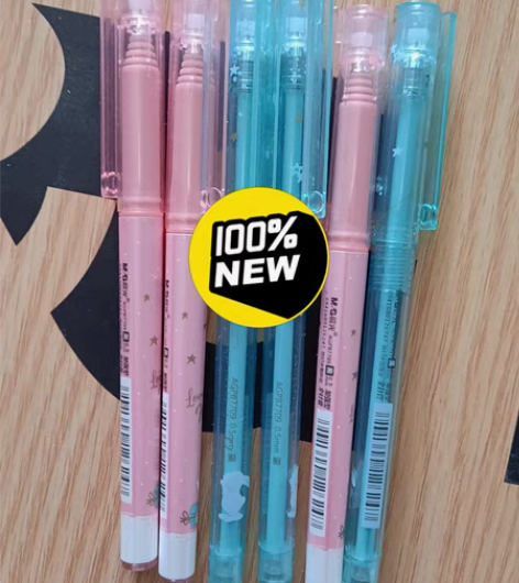 晨光文具奇幻冰雪限定版全针管拔帽0.5 感...