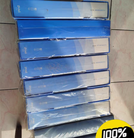 包邮得力5280资料册80页大容量  7个...