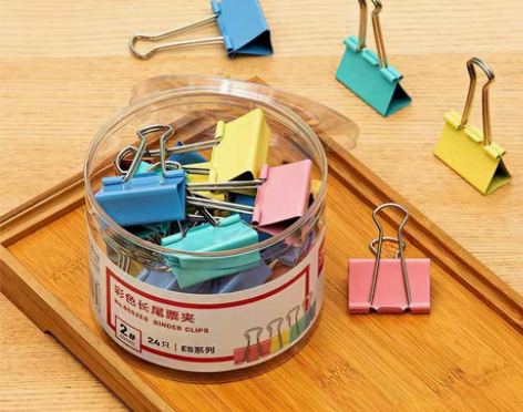 得力长尾夹燕尾夹凤尾铁票夹文具试卷夹文件夹...