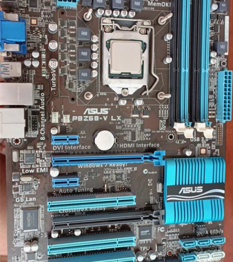 包邮自用电脑主板华硕z68＋i5 2320...