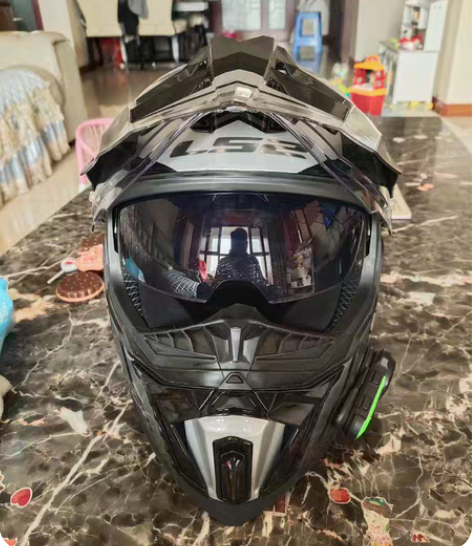 LS2碳纤维越野拉力盔摩托车头盔男女防雾双...