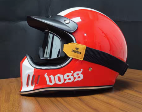 转卖VOSS复古头盔漫步者哈雷巡航男女全盔...