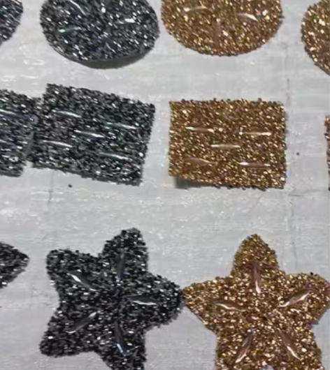 包邮烫钻背胶补丁贴衣服装饰布贴破洞无痕修复...