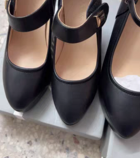 全新捡漏旗袍模特t台走秀鞋女高跟鞋厚底防水...