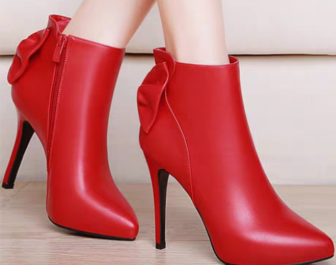 转卖细跟高跟鞋尖头2016秋冬季新款女士婚...