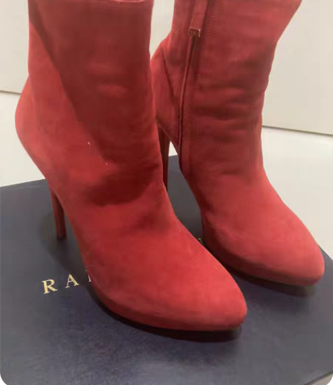 包邮Ralph Laurenl拉夫劳伦牛皮...