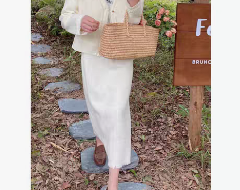 转卖2022薄款高端气质名媛法式初春款套装...