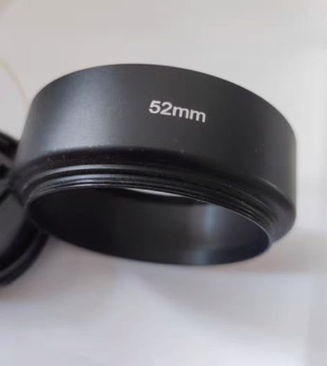 包邮52mm照相机金属遮光罩 武汉可当面交...