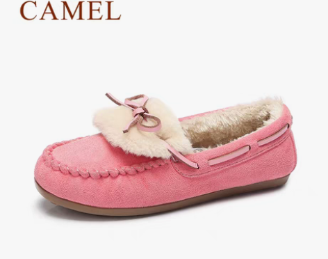 转卖Camel/骆驼 加绒豆豆鞋，九九新，...