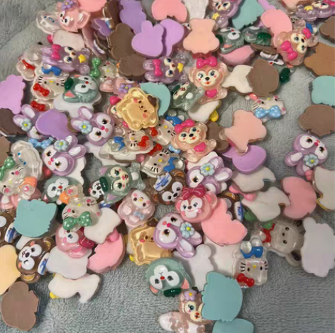 包邮卡通可爱DIY树脂冰箱贴发夹 kitt...