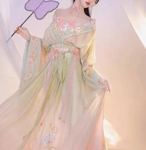 包邮凤台曲原创汉服十二花神系【莲生万物】魏...