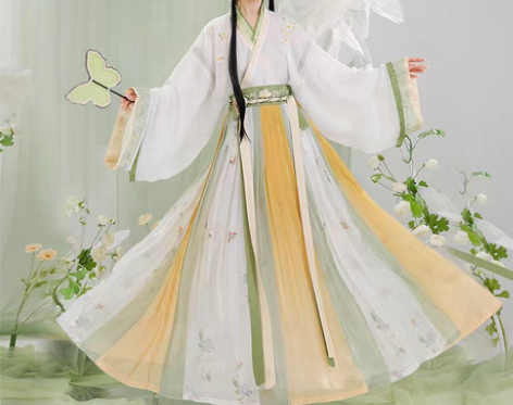 转卖花恋屿汉服女正品原创中国风晋制改良齐腰...