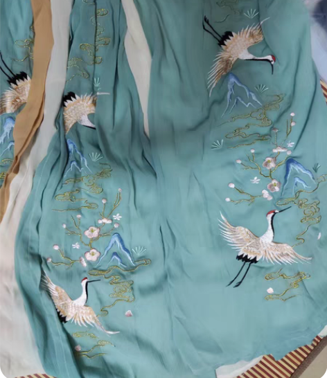 退坑回血，玉术曲宵原创汉服女宋制长禙子长衫...