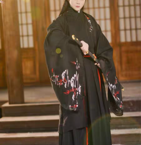 包邮如梦霓裳汉服男女大袖衫狮火凌云原创祥狮...