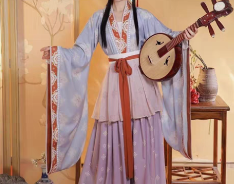 包邮复原款南北朝汉服四件套s码，百分百全新...