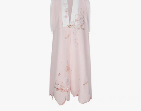 转卖七月夕明制汉服 莳花复刻 双面呢改良绣...