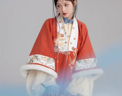 转卖七月夕国风大典走秀款 瑞雪 明制绣花加...