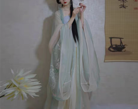 仙楚姬诃子裙梦璃 颜色:蓝色 尺码l 状态...