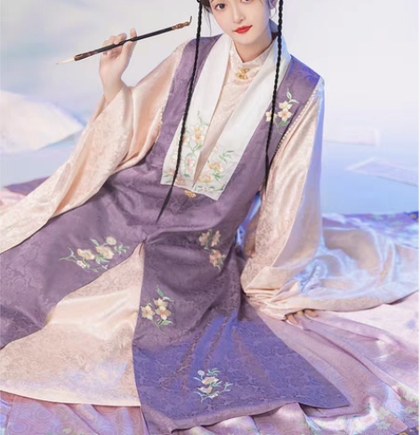 出柒邑原创汉服女【西楼月】明制立领比甲【s...