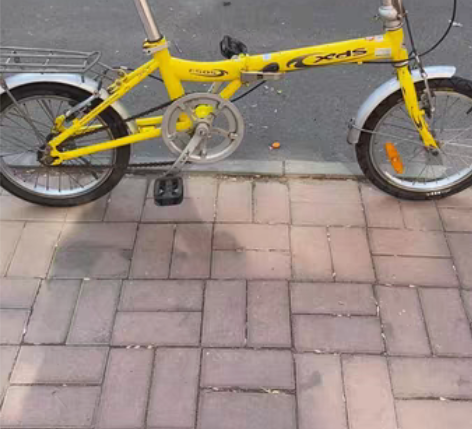 16寸喜德盛折叠自行车。成人、学生都能骑，...