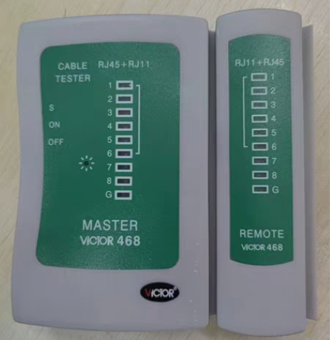 包邮全新的网线网络测线仪，带电池，三个颜色...