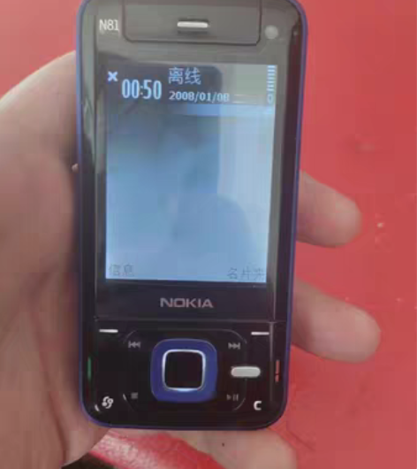 诺基亚手机,诺基亚n81,开机,当摆件卖,...