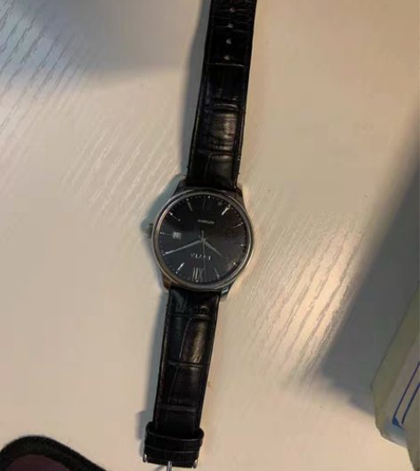 转卖飞亚达男士经典手表防水钢带自动机械表黑...