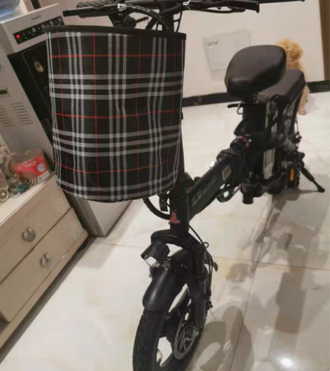 五羊电动代驾折叠自行车，买来接孩子放学结果...