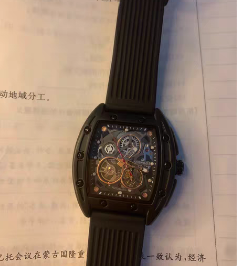 艾浪正品新款手表男士十大镂空陀飞轮机械表新...