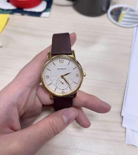 包邮罗西尼启迪系列SR6461皮带表 男女...