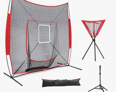 转卖户外棒球打击网挡网训练习网平面垒球网软...