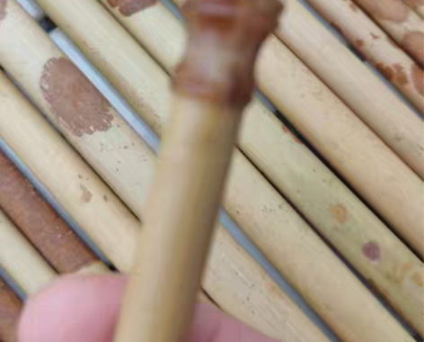 精品红湘妃笔杆 精工之作，收藏好物 长25...