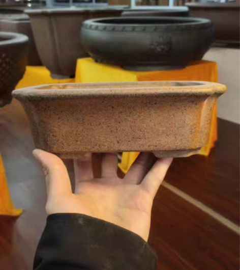 包邮宜兴紫砂花盆 宜兴陶青园盆藝 由我父亲...