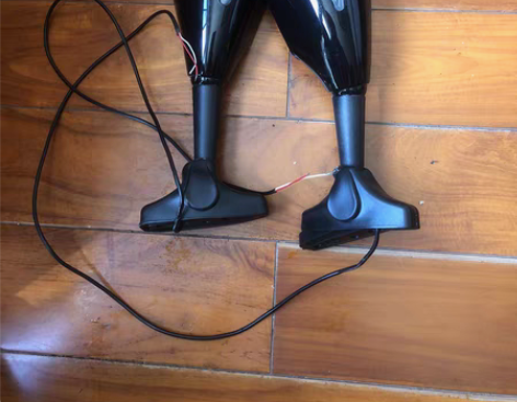 包邮全新一对宝雕，小忍者摩托车反光镜，带L...