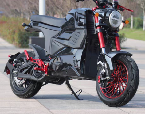 转卖M6机车电动摩托车新款96V复古电瓶车...