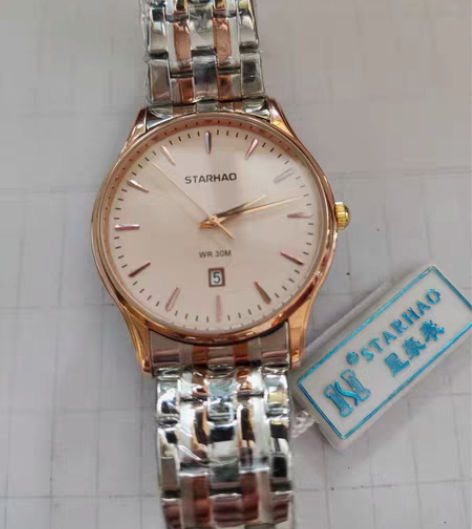 包邮星豪石英表，男士，日本精工机芯，日期，...