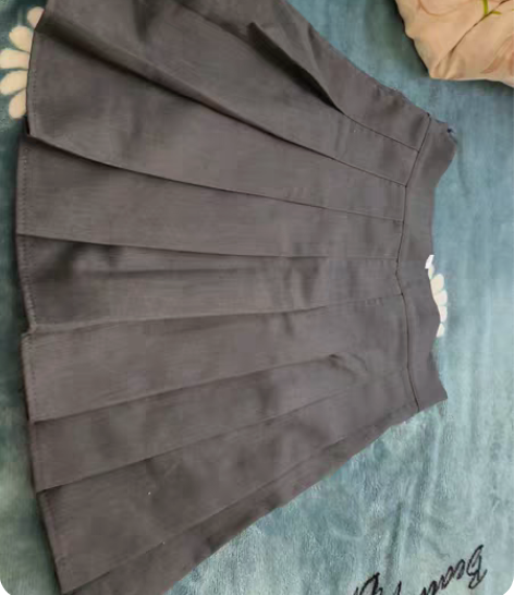 包邮仅穿过一次拍毕业照 卡其色西装百褶裙女...