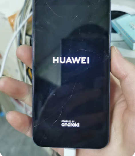 华为nova2开机正常外屏碎了，密码时间长...