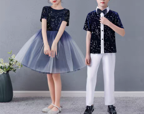 转卖六一儿童合唱服中小学生大合唱比赛服装儿...