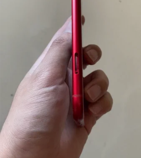 苹果xr红色，原装拆机中框后盖手机壳，后摄...