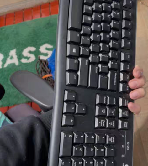 Logitech/罗技 K120罗技有线键...