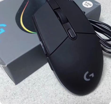 包邮罗技 G102二代 黑色鼠标 成色一般...