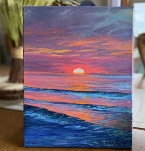 包邮红日 尺寸:40??50 材料:丙烯 ...